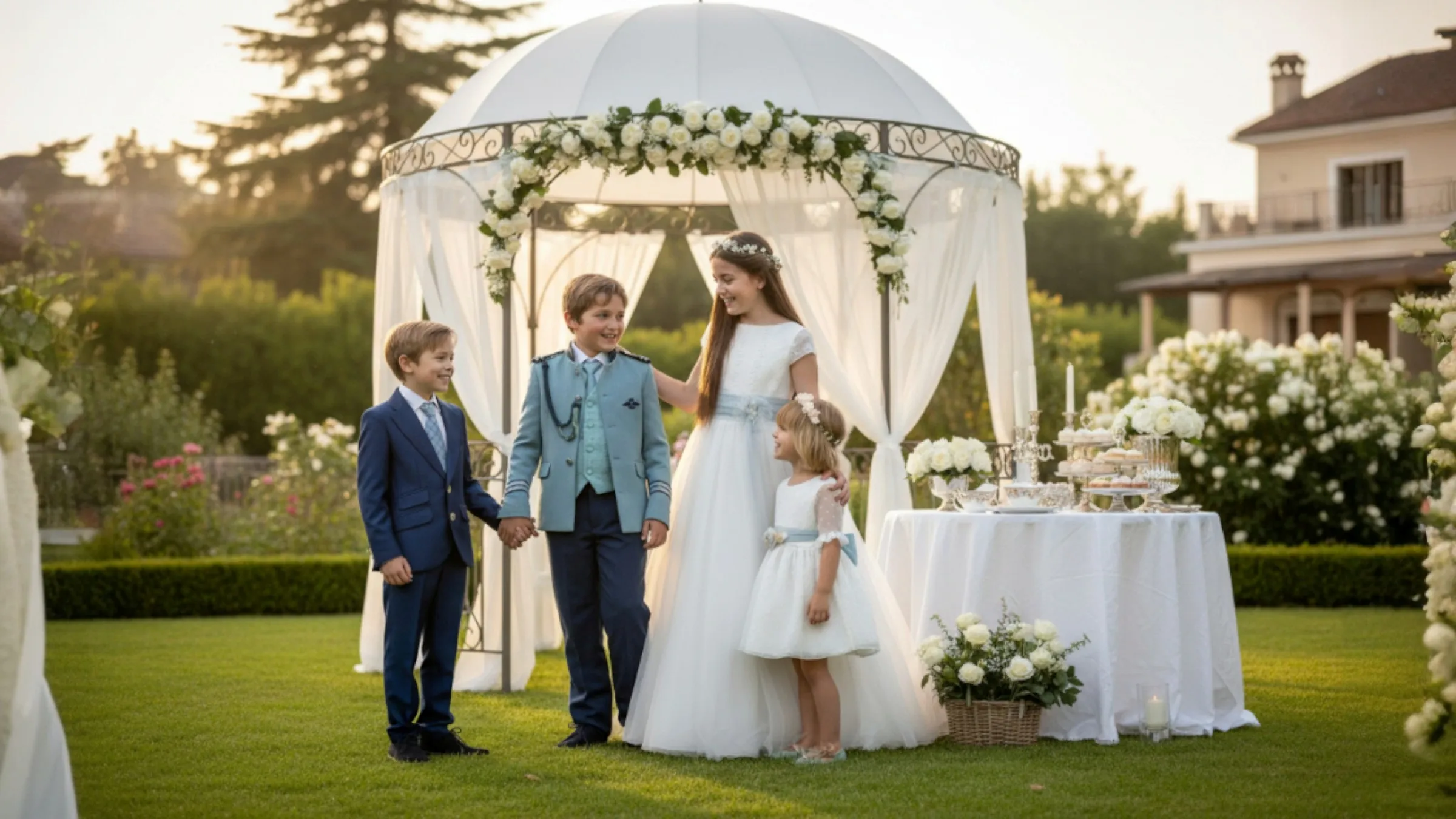 El gran día de su Primera Comunión