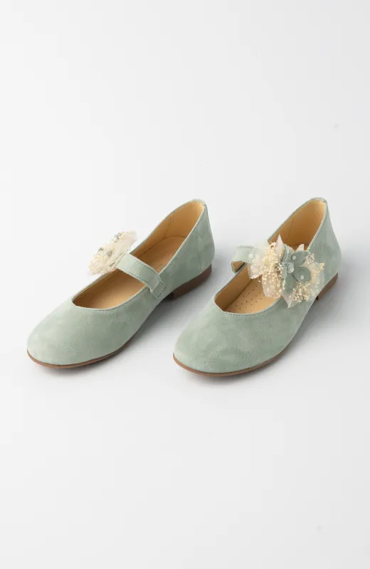 Pensados para su sonrisa Zapatos de Comunión para niña verdes