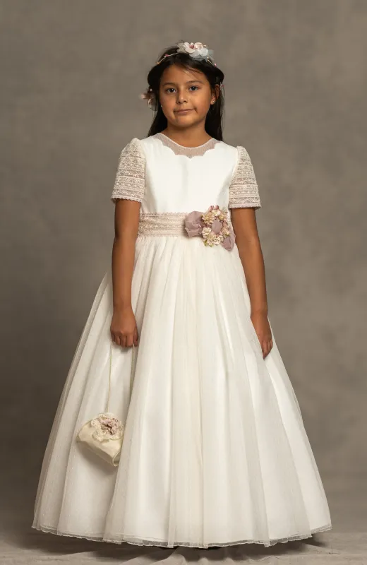 Vestido de Comunión niña Outlet sencillo y elegante