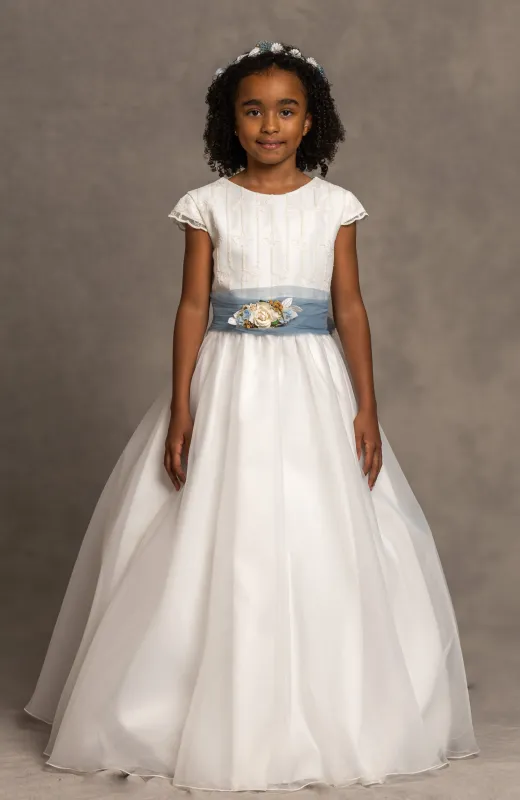 Vestido de Comunión niña Outlet largo niña capa