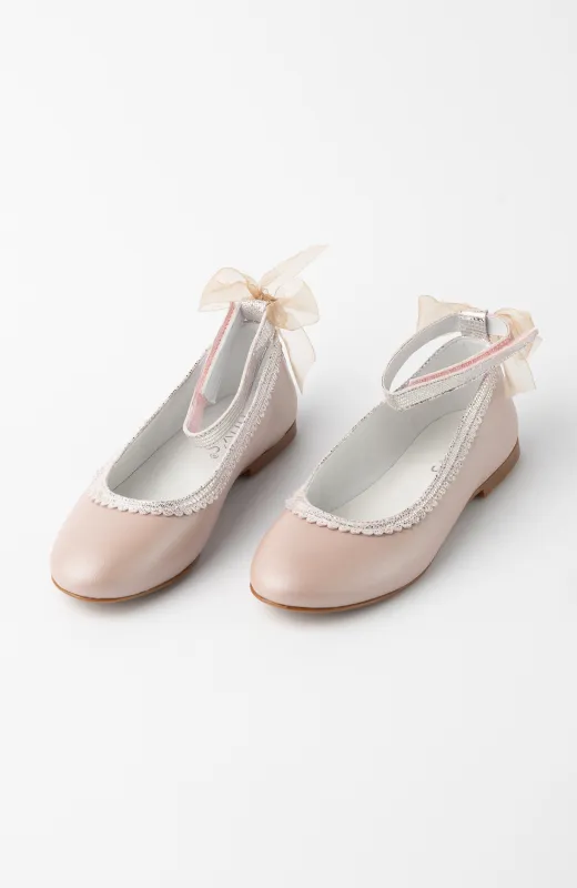 Dulzura también al andar Zapatos de Comunión para niña color rosa