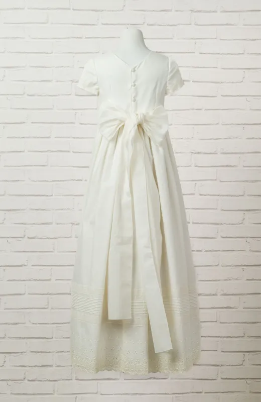 Belleza que no pasa Vestido de Comunión niña Outlet sencillo y clásico