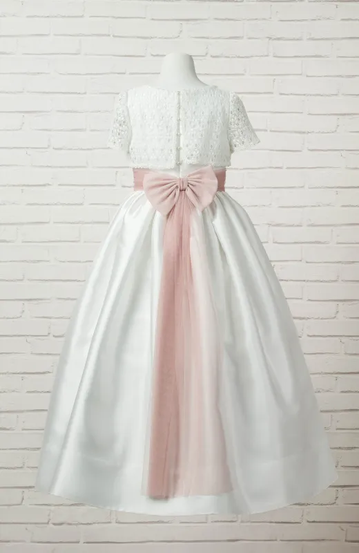 Sutil, elegante, perfecta Vestido de Comunión niña Outlet largo de niña para fiesta