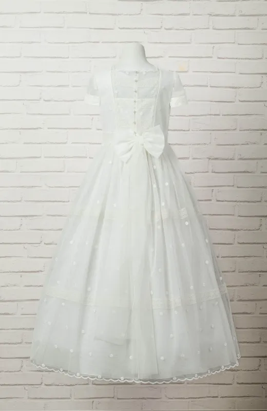 Vestido de Comunión niña Outlet largo fiesta blanco