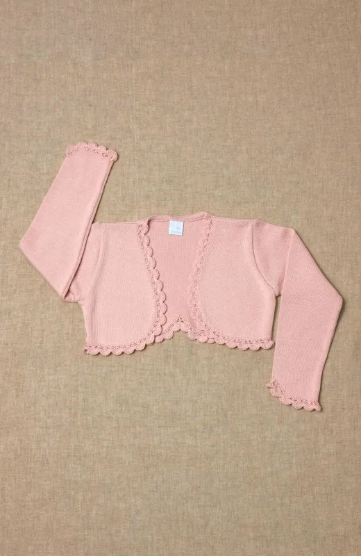 Chaqueta bolero niña color