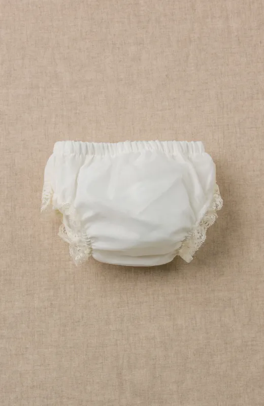 Braguita bebé Bautizo volantes con puntillas, ideal para ceremonia