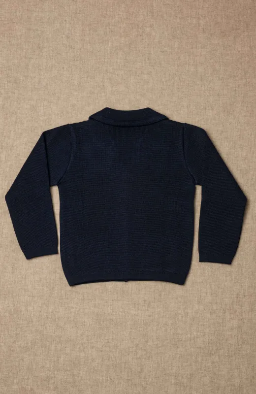 Chaqueta niño vestir tipo teba marino , para ceremonias infantiles