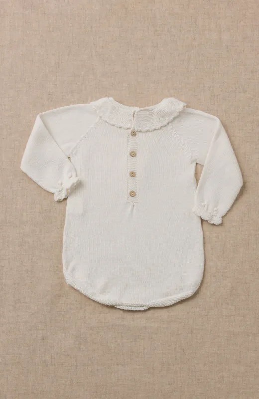 Body bebé vestir punto manga larga, ideal para Bautizo