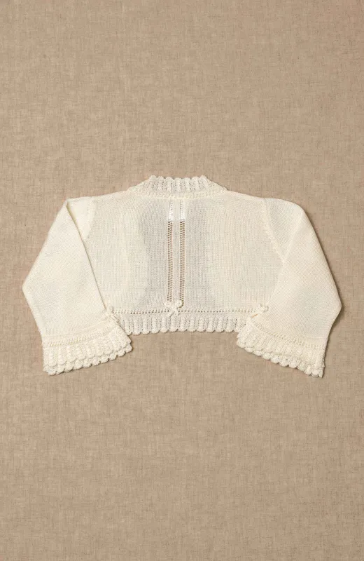 Porque el estilo también abriga Chaqueta niña Ceremonia rosa