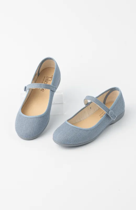 Zapatos niña ceremonia cómodos color celeste, elegantes y cómodos y baratos