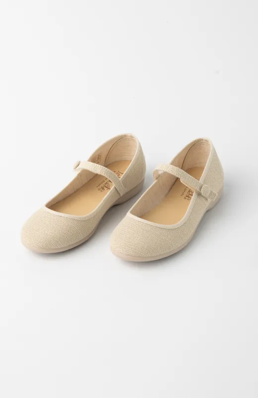 Zapatos niña ceremonia cómodos color rosa Elche en Vuvalu, en Madrid, ideal para ceremonias infantiles