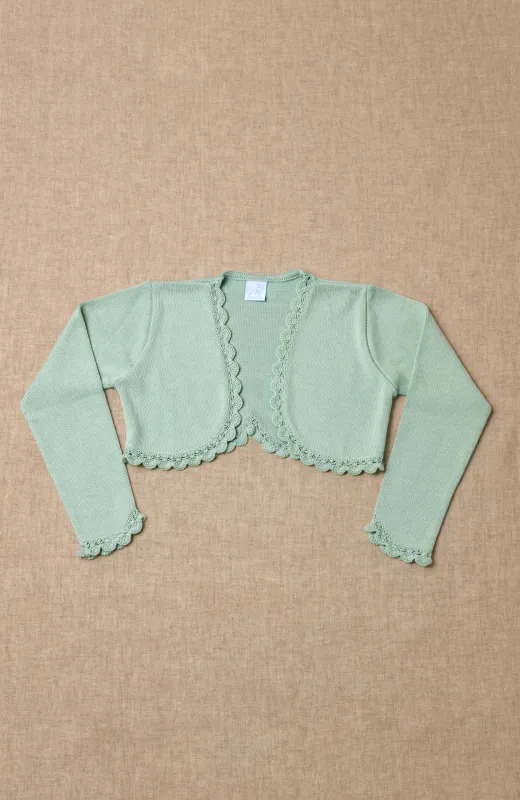 Chaqueta ceremonia Comunión niña  verde