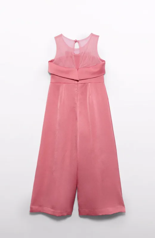 Su look hablará por ella Mono niña Lazo Abel and Lula color coral modelo 5219