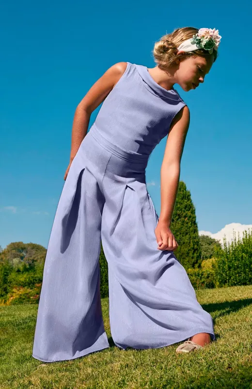 Deja que se vea especial Mono niña lila largo de Abel and Lula modelo 5220