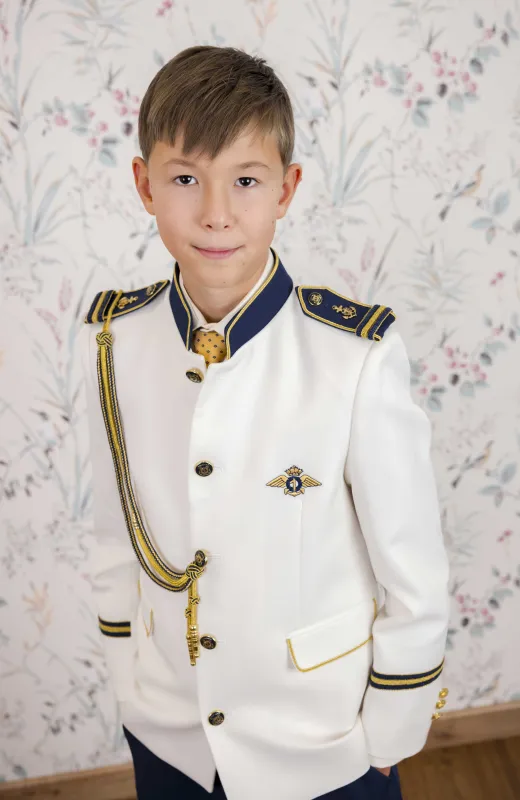 Hecho para su gran dia Traje de Comunión Almirante combinado Matteo