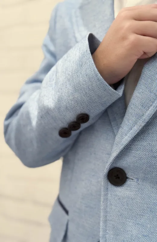 Chaqueta americana niño ceremonia azul Paolo Chaqueta americana niño ceremonia azul ideal Comunión