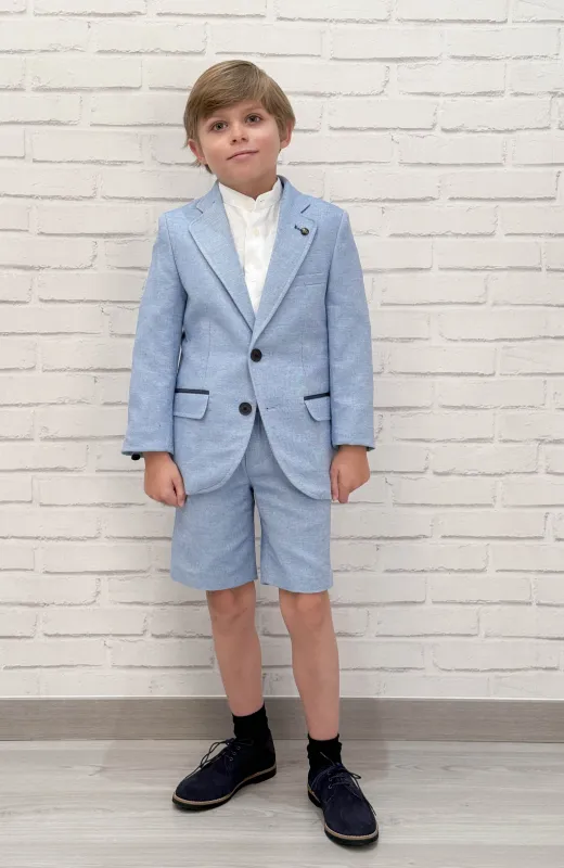 Bermuda niño Varones celestón Bermuda niño Varones celestón