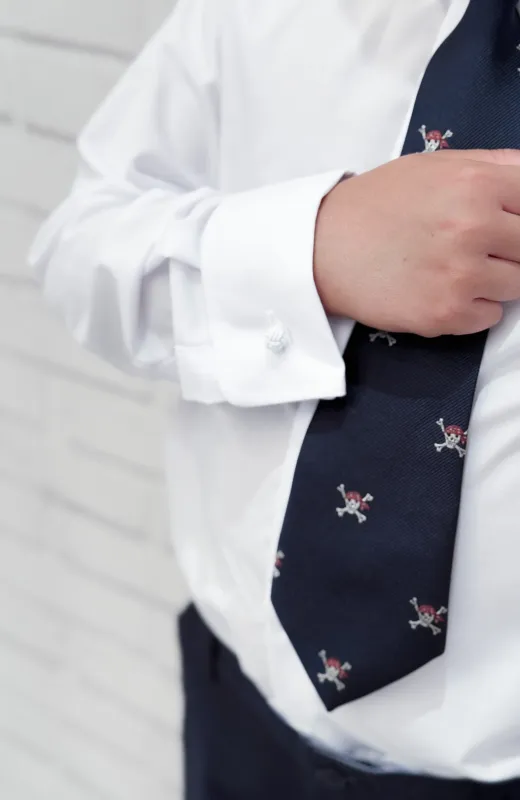 Chaleco niño oxford tostado