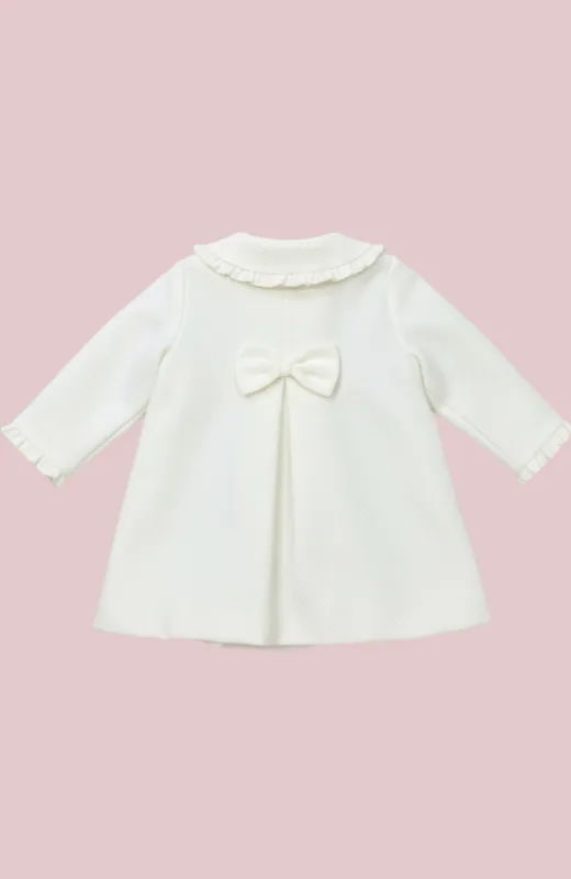 Abrigo bebé piqué Bautizo Alma Abrigo bebé piqué Bautizo Alma