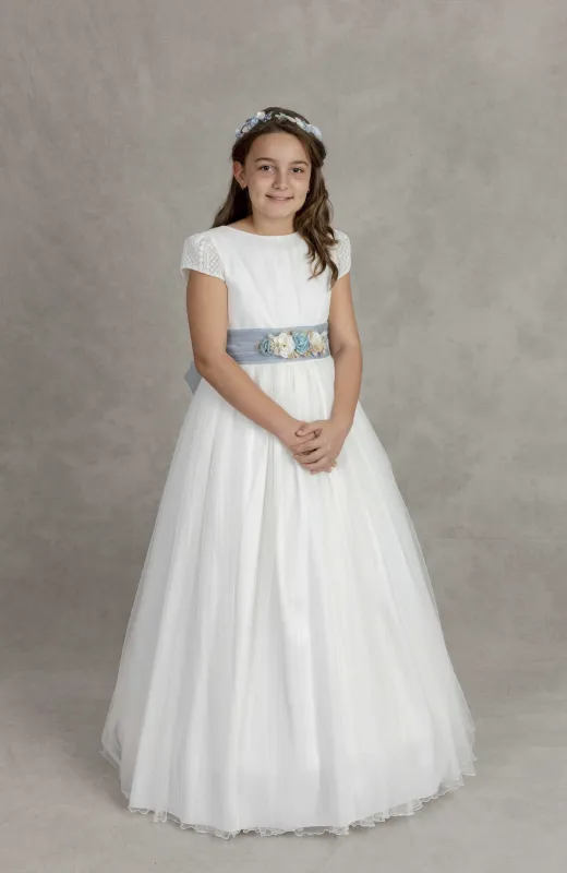 Vestido niña Comunión Menta Vestido niña Comunión Menta