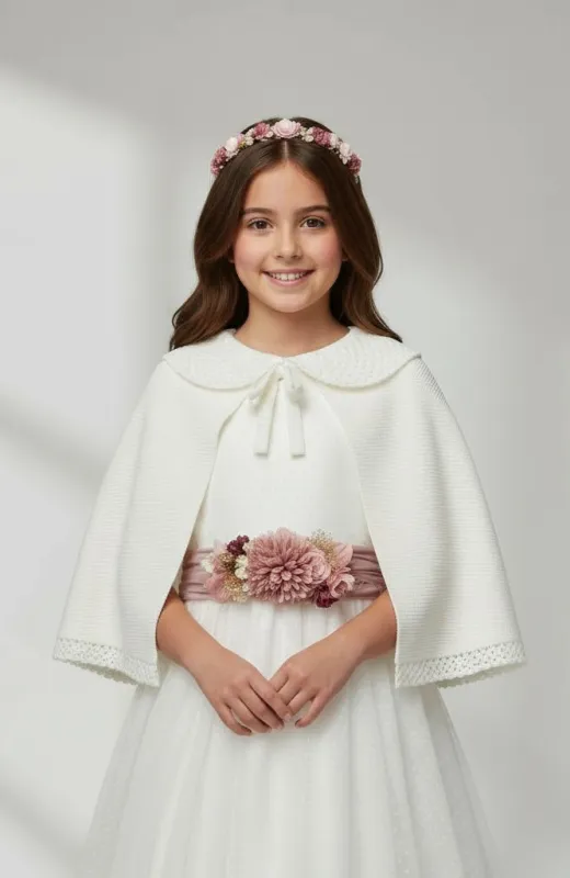 Capa Comunión niña con brillo Medinaceli