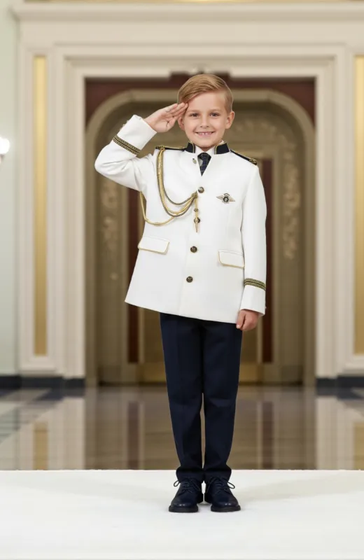 Almirante niño Comunión Classic Traje de Comunión almirante niño clásico combinado