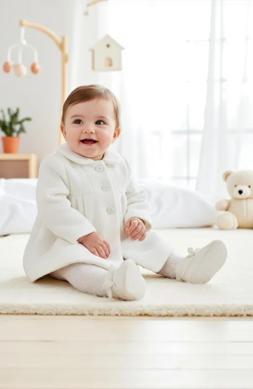 Abrigo bebé Bautizo Tulipan Abrigo bebé Bautizo Tulipan