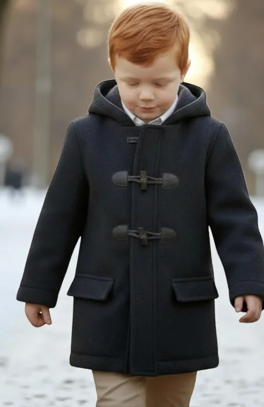 Trenca niño paño marino clásica lavable Trenca niño paño marino clásica lavable
