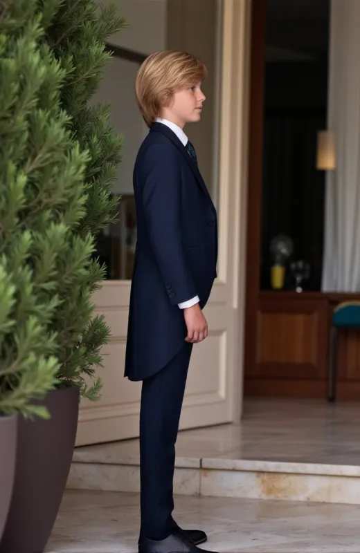 Traje de Chaqué de niño azul marino en Madrid