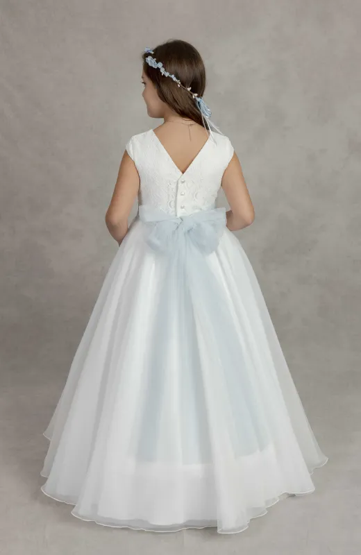 Vestido Comunión azul Iris
