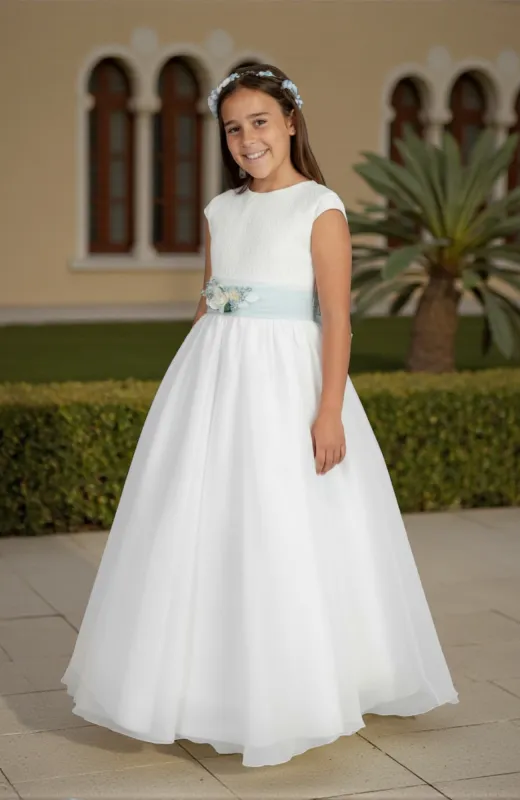 Vestido Comunión azul Iris