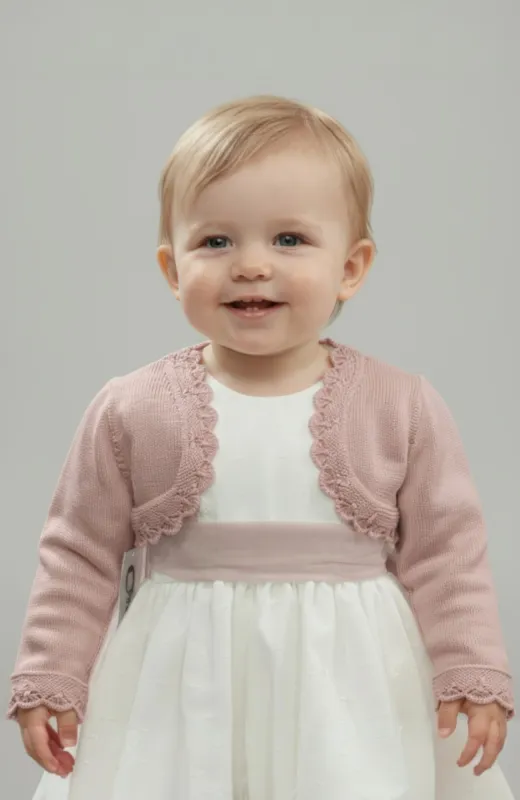 Chaqueta niña vestir bebé rosa Ucero Chaqueta niña vestir bebé rosa Ucero