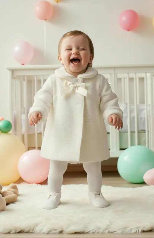 Abrigo punto bebé Bautizo Reyes