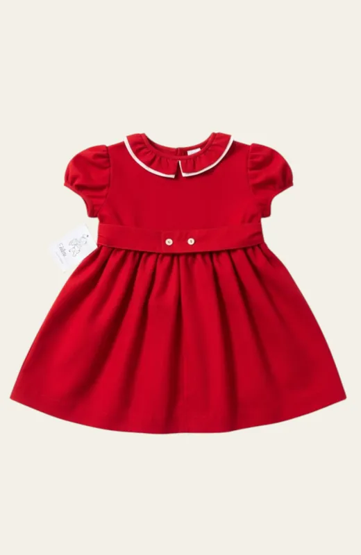 Vestido de nido de abeja Daniela Vestido de nido de abeja artesanía española