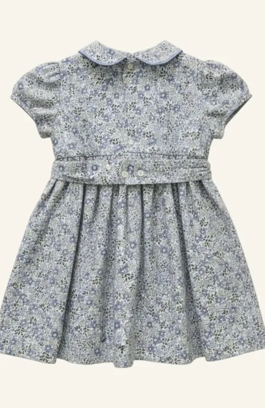 Vestido de nido de Abeja Noemí Vestido infantil con nido de abeja  hecho en España Noemí