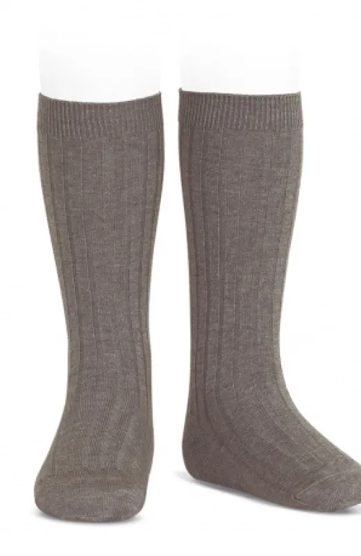 Calcetín alto niño canalé Condor