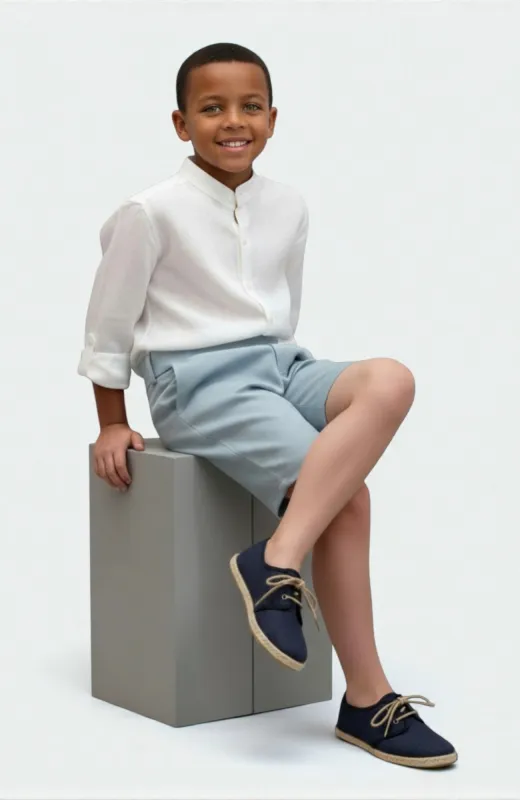 Alpargatas niño vestir marino Elche