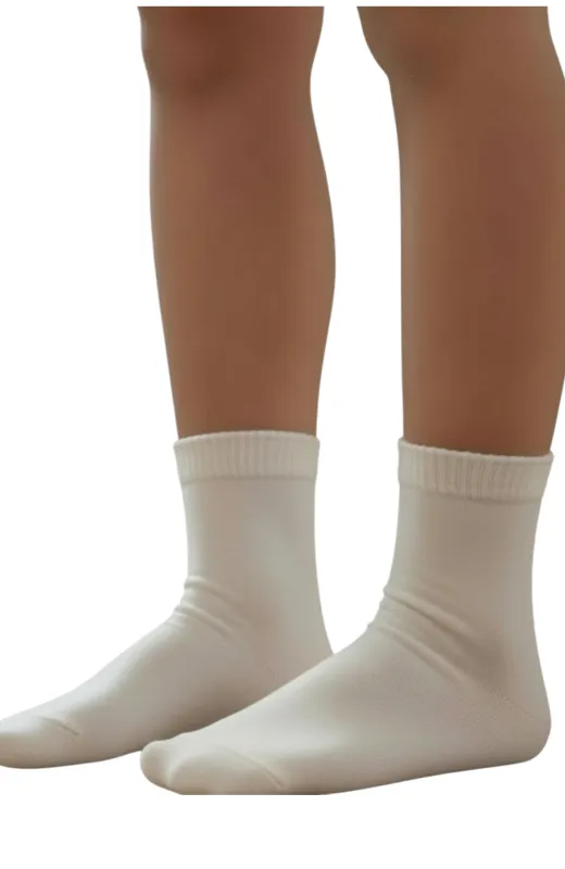 Calcetín liso niño crudo Condor