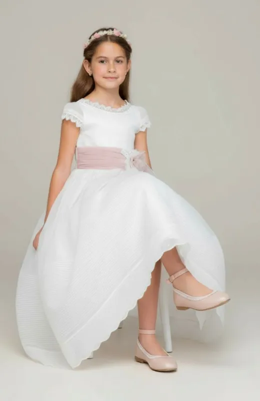 Zapatos de Comunión para niña color rosa Valeria