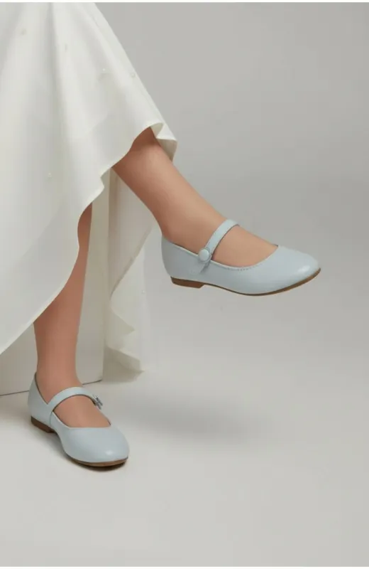 Zapato niña Comunión verde