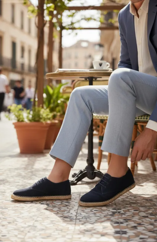 zapatos niño serraje piso yute