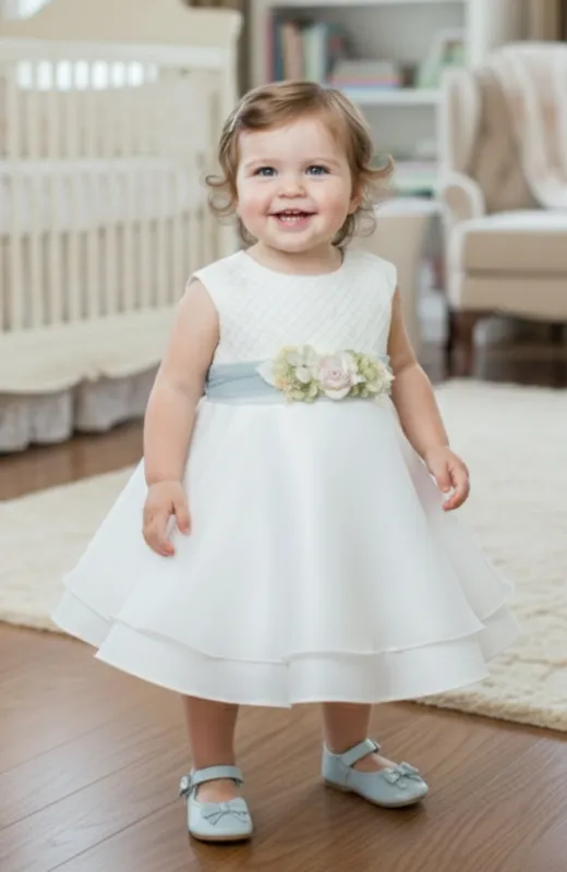 vestido bautizo niña