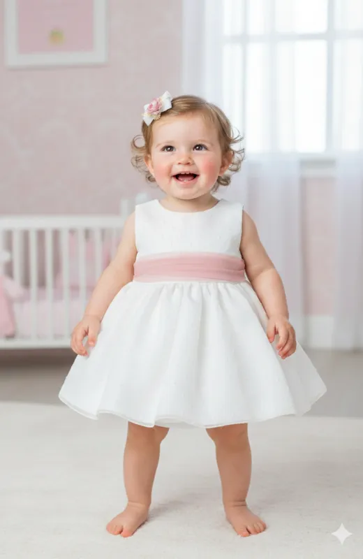 vestido bautizo niña