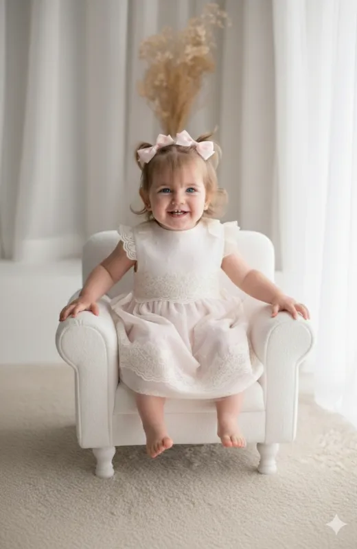 vestido bautizo niña