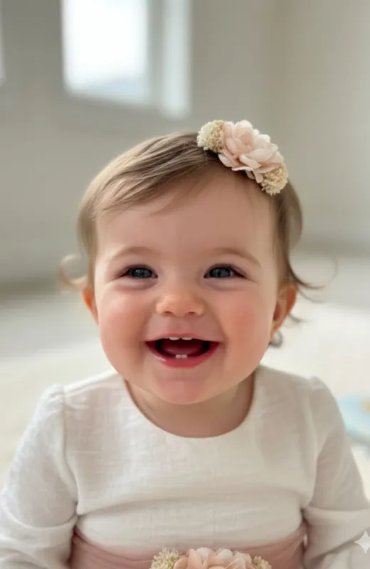 horquilla floral niña ceremonia