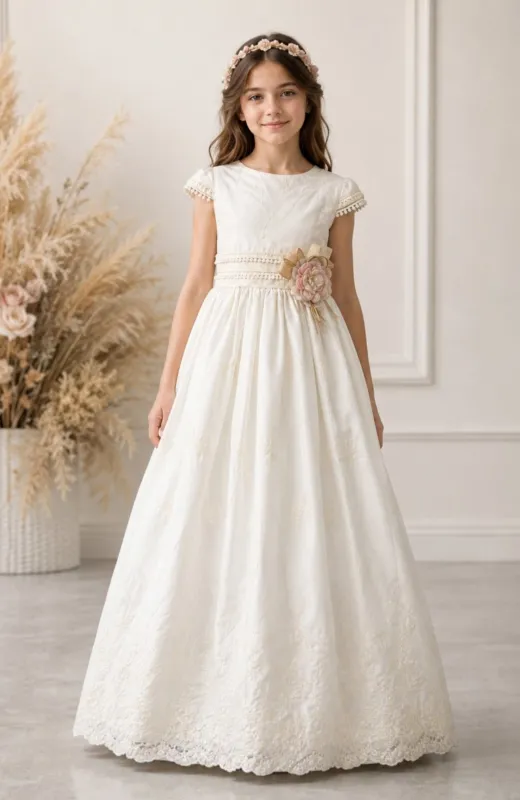 Vestido de Comunión niña Outlet Malva