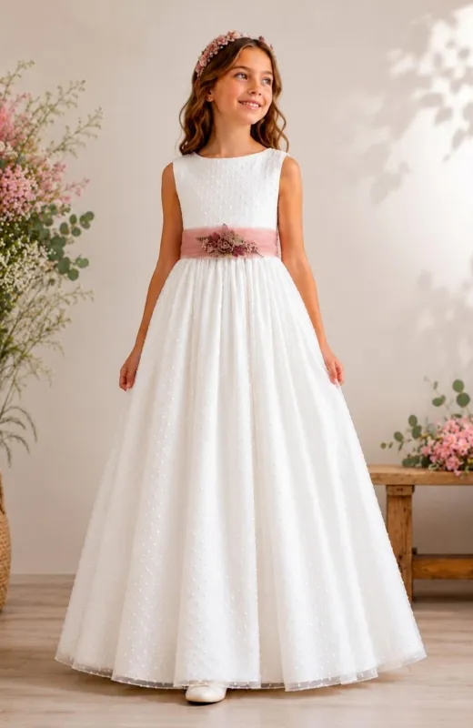 Vestido Comunión outlet Plumeti Yeti