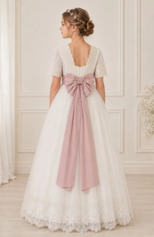 Vestido de Comunión Cielo