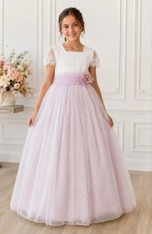 Vestido de niña de Comunión Ambar