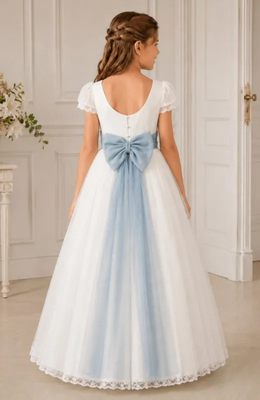 Vestido de Comunión niña Plata